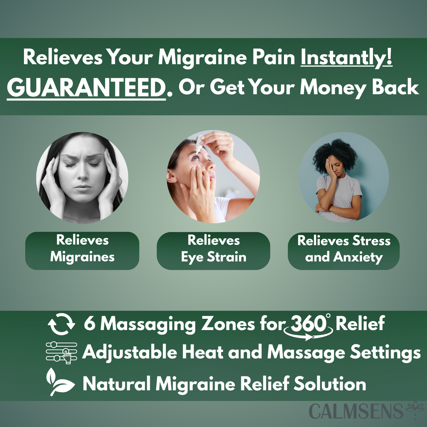 CalmSens - Migraine Relief Mask