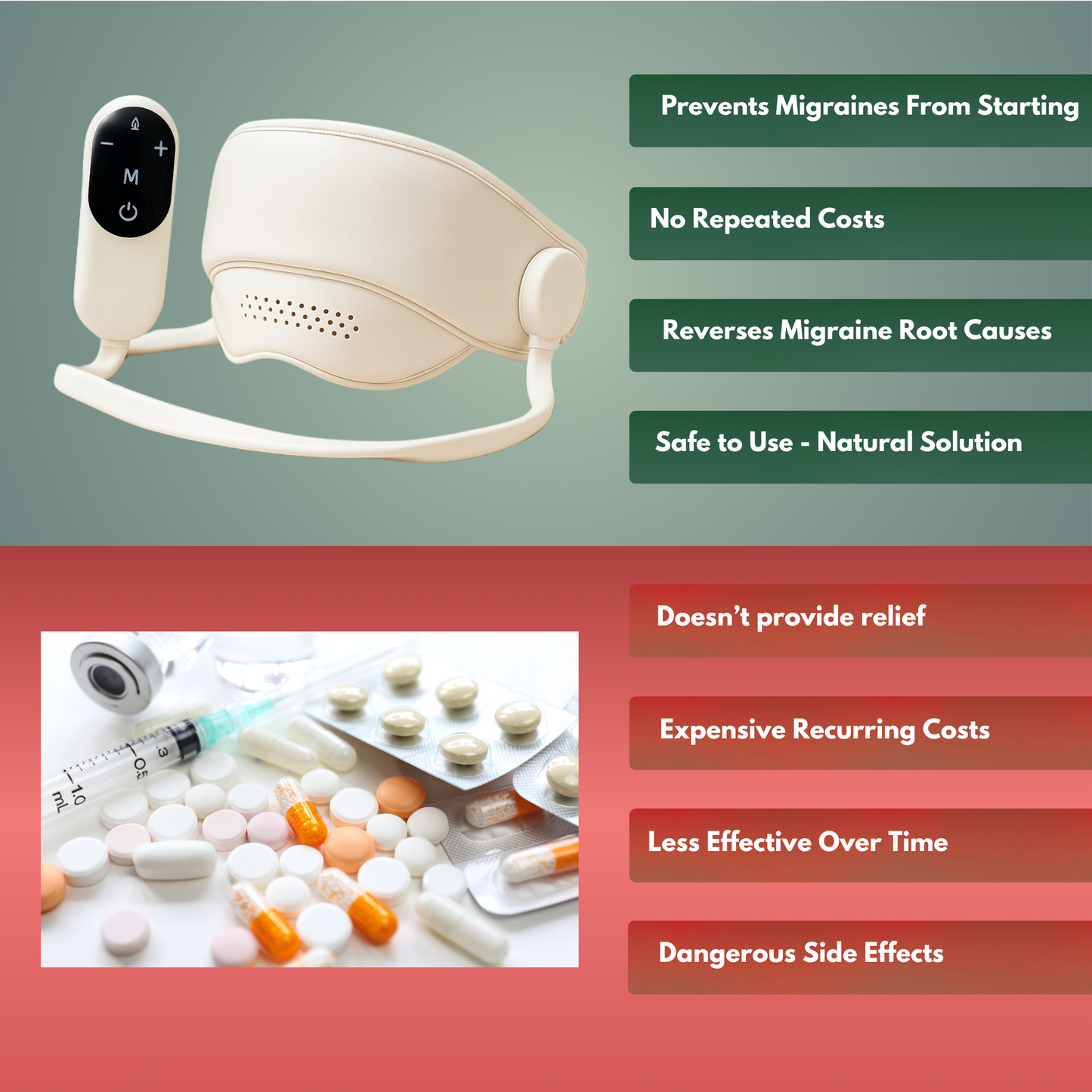CalmSens - Migraine Relief Mask